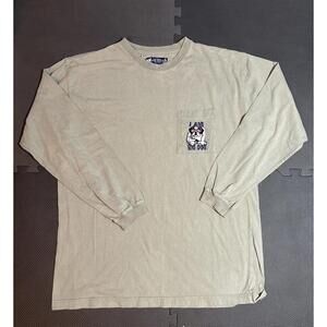 Big Dogs Long Sleeve Shirt T Shirt I Am The Big Dog Green Men’s Large Vintage